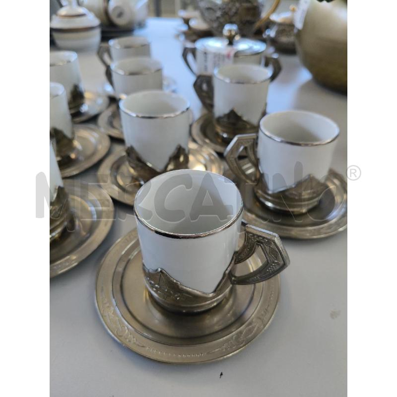 SERVIZI PZ. DA CAFFÈ MONOPOLI 10 TAZZINE + ZUCCHERIERA  | Mercatino dell'Usato Corciano 1