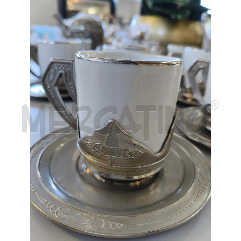 SERVIZI PZ. DA CAFFÈ MONOPOLI 10 TAZZINE + ZUCCHERIERA  | Mercatino dell'Usato Corciano 2