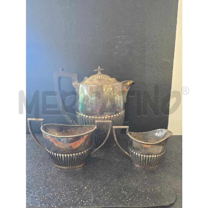 SET CAFFETTIERA MANICO BACHILITE CON LATTIERA E ZUCCHIERIERA  | Mercatino dell'Usato Corciano 1
