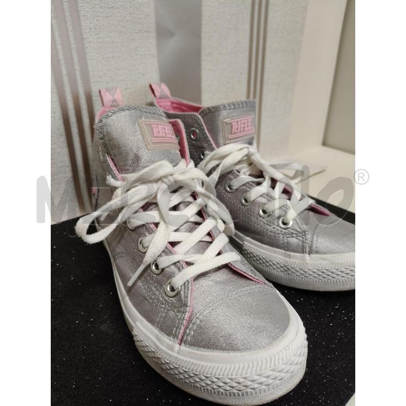 SNEAKERS DONNA ARGENTATE RIFLE  | Mercatino dell'Usato Corciano 2