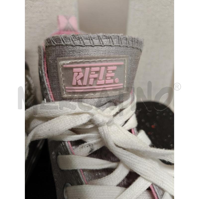 SNEAKERS DONNA ARGENTATE RIFLE  | Mercatino dell'Usato Corciano 3