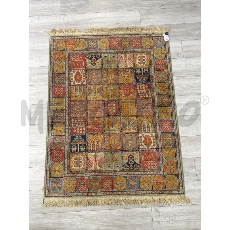 TAPPETO SIMIL PERSIANO ROSSO E SENAPE 180X100 | Mercatino dell'Usato Corciano 1