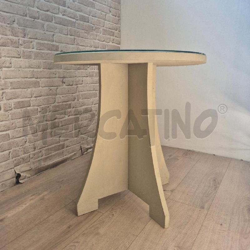 TAVOLINO ROTONDO PIANO IN VETRO 63 CM | Mercatino dell'Usato Corciano 3