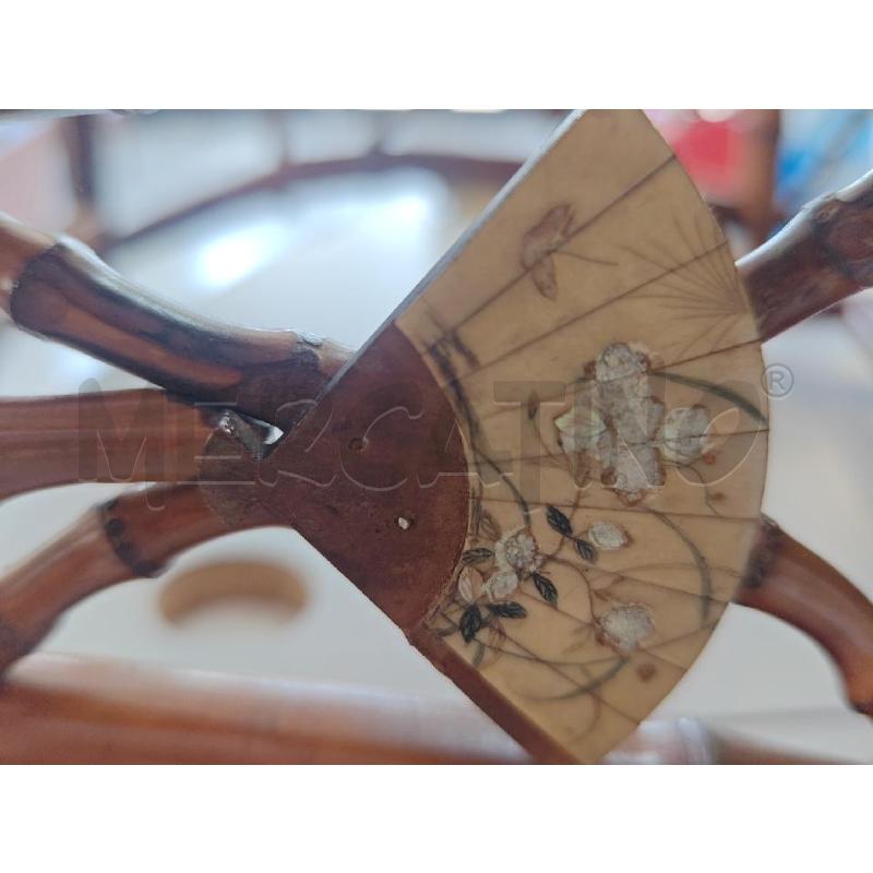 TAVOLO  BAMBOO CON PIANO NERO | Mercatino dell'Usato Corciano 5