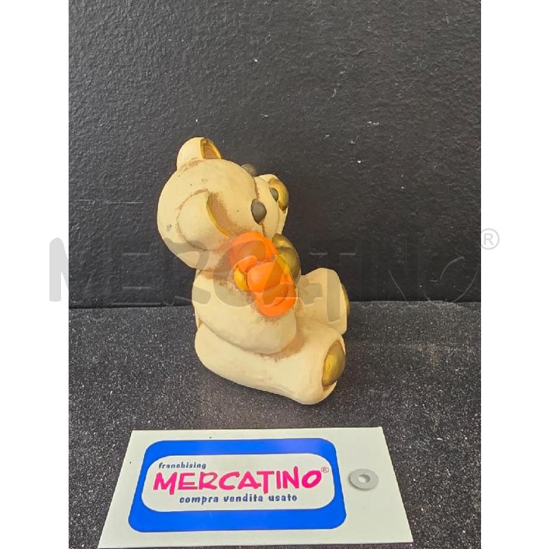 THUN ORSETTO TEDDY CON FIORE 9CM | Mercatino dell'Usato Corciano 3