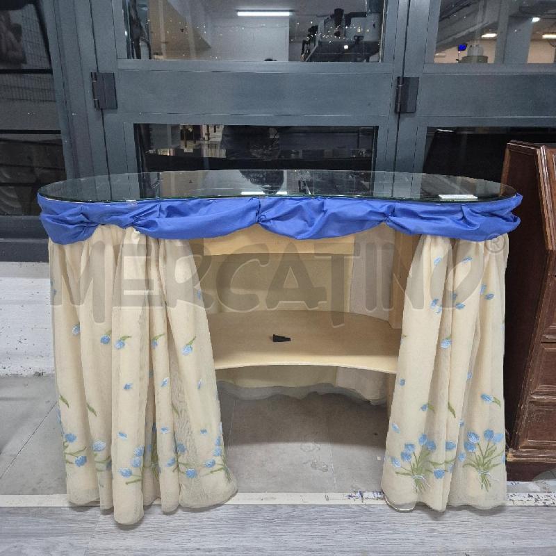 TOILETTE A FAGIOLO VINTAGE ANNI 60BASE SPECCHIATA CON TOULLE | Mercatino dell'Usato Corciano 1