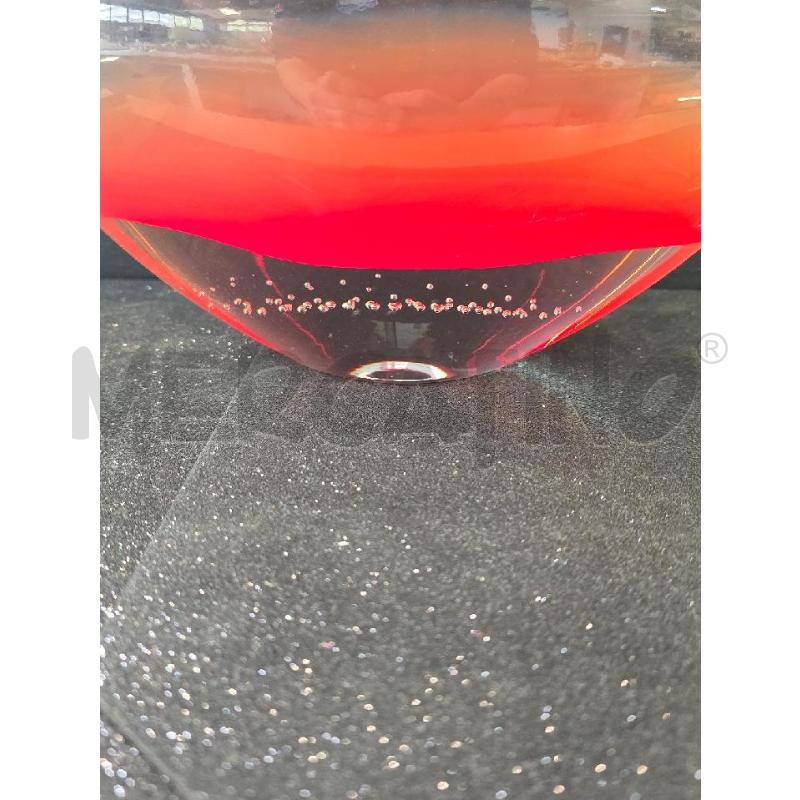 VASO SCHERZER 1880 VETRO SOMMERSO SFUMATURE ARACIONI  | Mercatino dell'Usato Corciano 2
