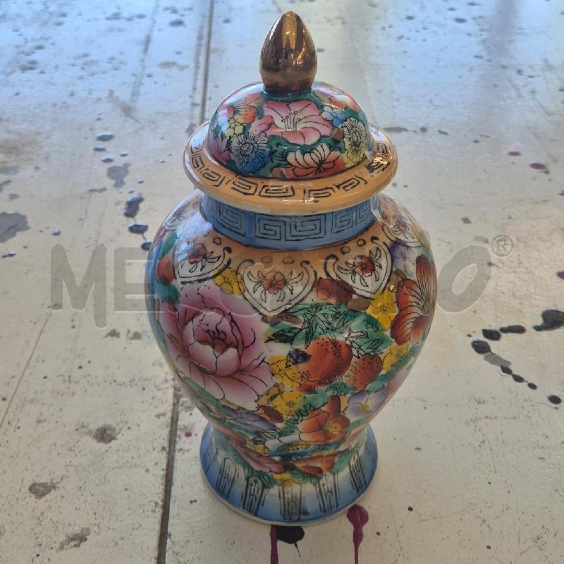 VASO STILE CINESE MOTIVO FIORI | Mercatino dell'Usato Corciano 1