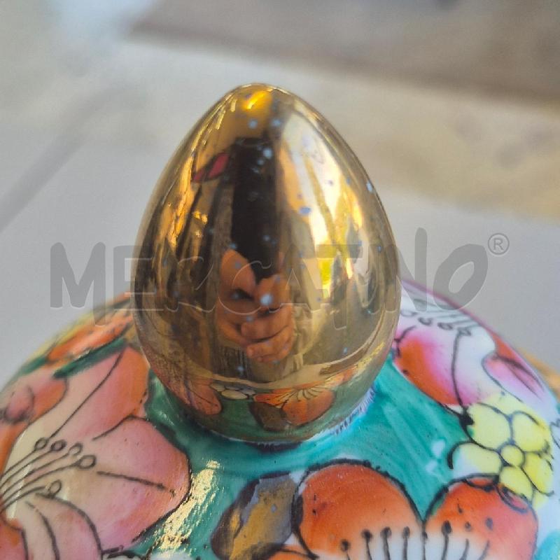 VASO STILE CINESE MOTIVO FIORI | Mercatino dell'Usato Corciano 4