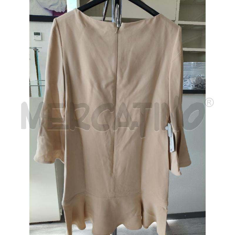 VESTITO DONNA BEIGE CON ZIP | Mercatino dell'Usato Corciano 4