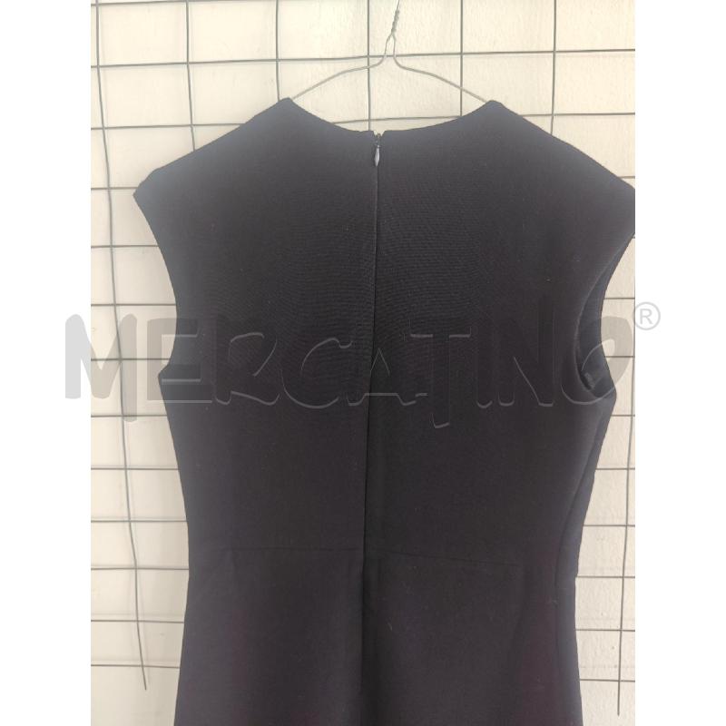 VESTITO DONNA DESUGUAL NERO CON FIORI ROSSI  | Mercatino dell'Usato Corciano 3