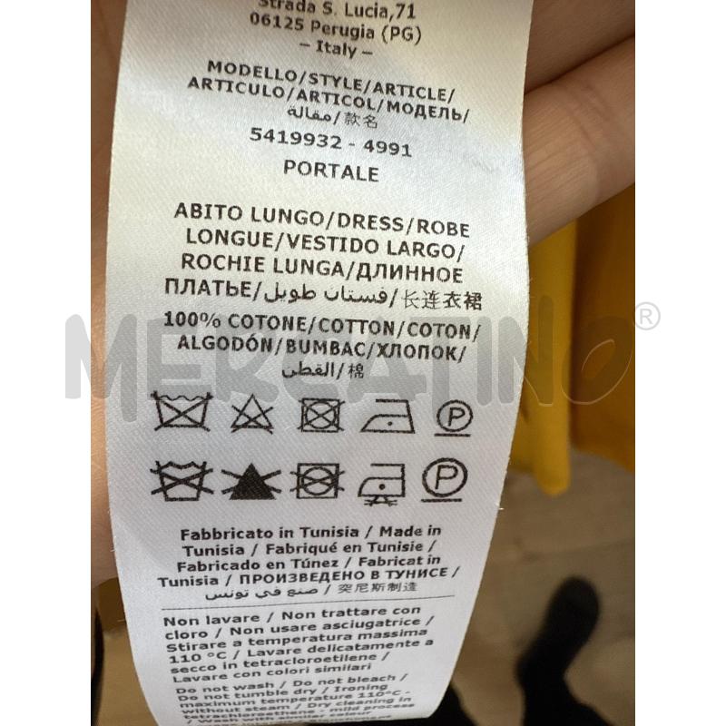 VESTITO DONNA LUISA SPAGNIOLI SENAPE  | Mercatino dell'Usato Corciano 4