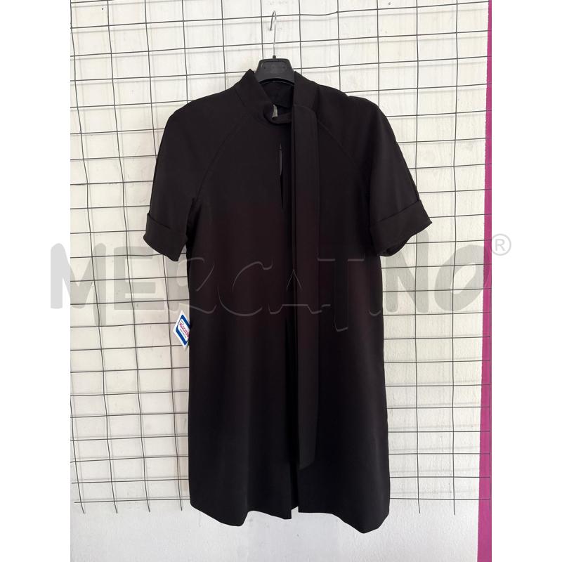 VESTITO DONNA MANILA GRACE NERO MEZZA MANICA  | Mercatino dell'Usato Corciano 1