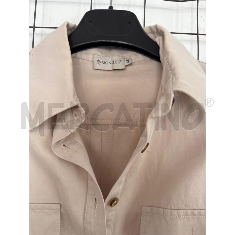 VESTITO DONNA MONCLER BEIGE CON BOTTONI MEZZA MANICA  | Mercatino dell'Usato Corciano 3