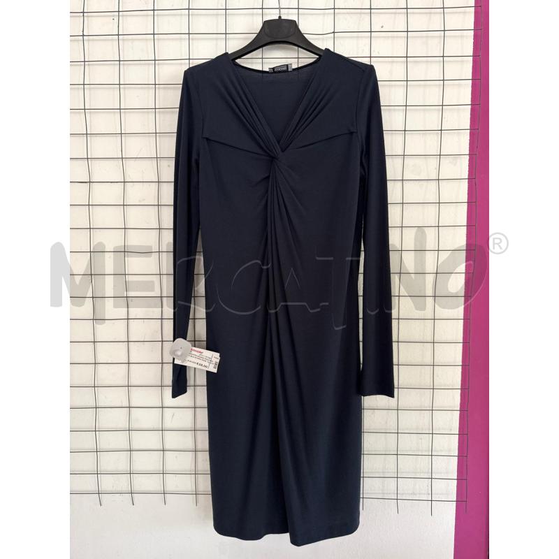 VESTITO DONNA MOSCHINO BLU SCURO MANICA LUNGA  | Mercatino dell'Usato Corciano 1