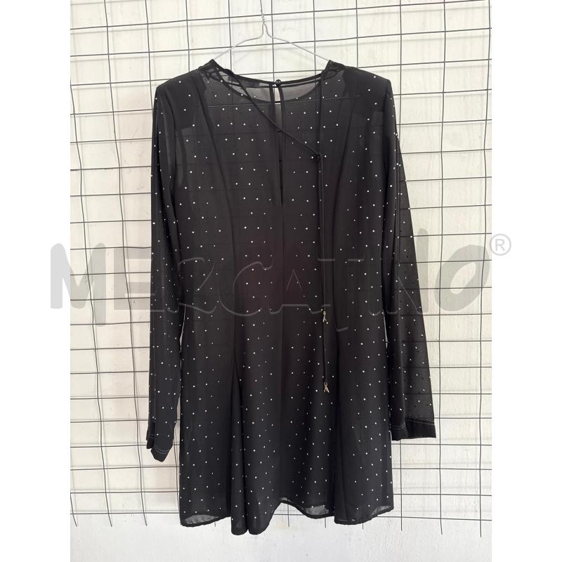 VESTITO DONNA P0ATRIZIA PEPE NERO CON BRILLANTI  | Mercatino dell'Usato Corciano 2