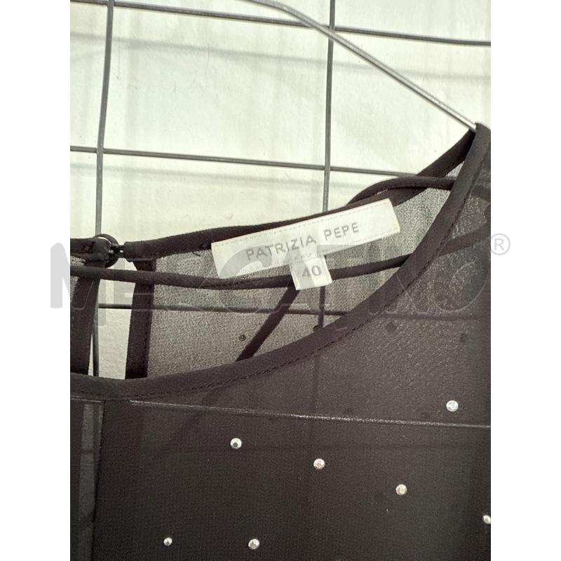 VESTITO DONNA P0ATRIZIA PEPE NERO CON BRILLANTI  | Mercatino dell'Usato Corciano 4