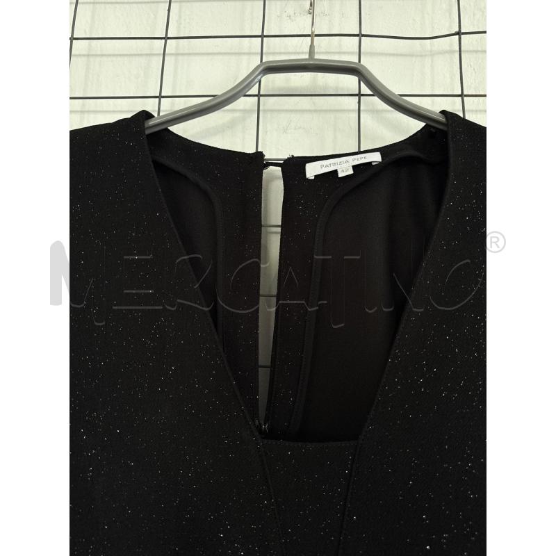 VESTITO DONNA PATRIZIA PEPE NERO CON BRILLANTI  | Mercatino dell'Usato Corciano 2