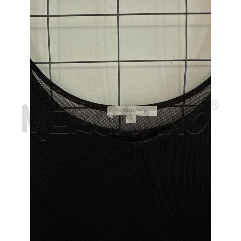 VESTITO DONNA PATRIZIA PEPE NERO CON TULLE  | Mercatino dell'Usato Corciano 3