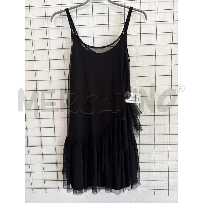 VESTITO DONNA PATRIZIA PEPE NERO CON TULLE  | Mercatino dell'Usato Corciano 4