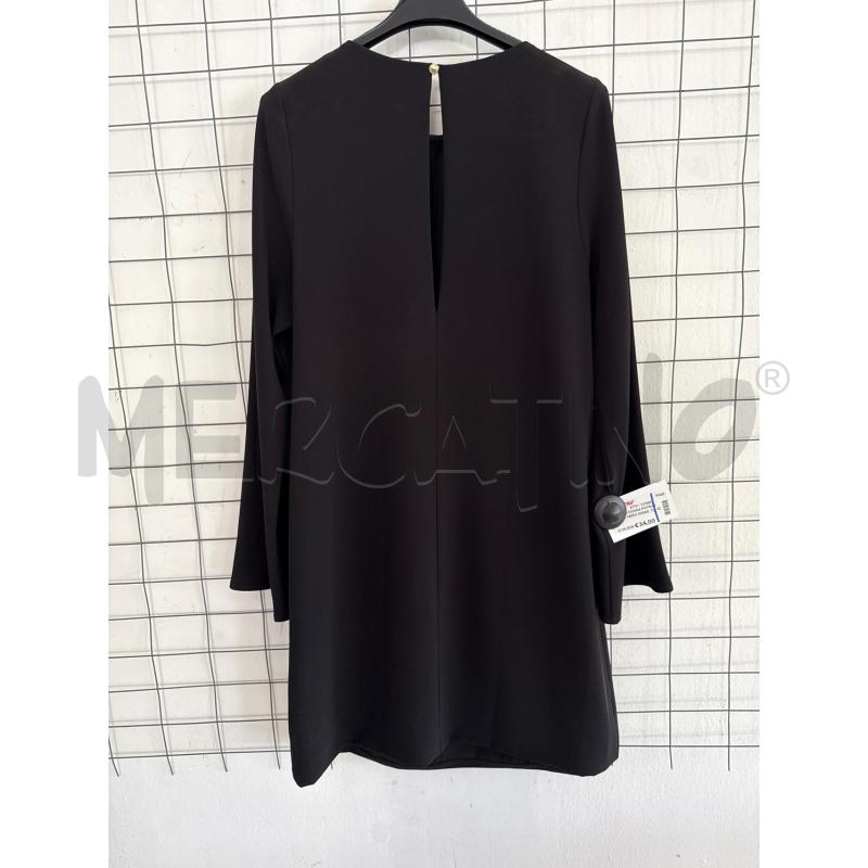 VESTITO DONNA PATRIZIA PEPE NERO MMANICA LUNGA  | Mercatino dell'Usato Corciano 3