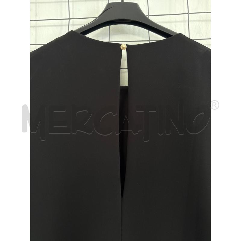 VESTITO DONNA PATRIZIA PEPE NERO MMANICA LUNGA  | Mercatino dell'Usato Corciano 4