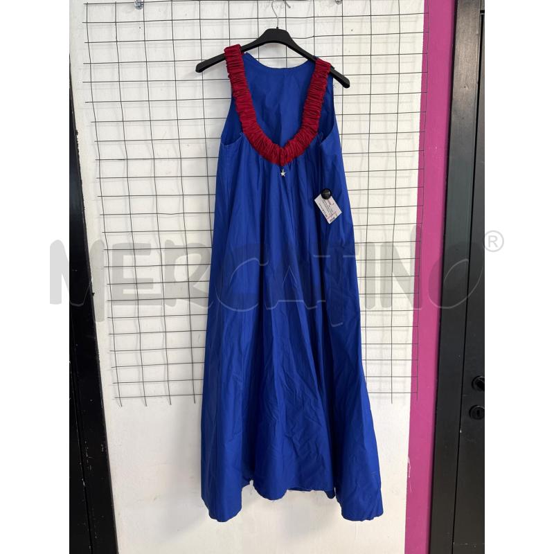 VESTITO DONNA SOUVENIR BLU ELETTRUCO E ROSSO  | Mercatino dell'Usato Corciano 2