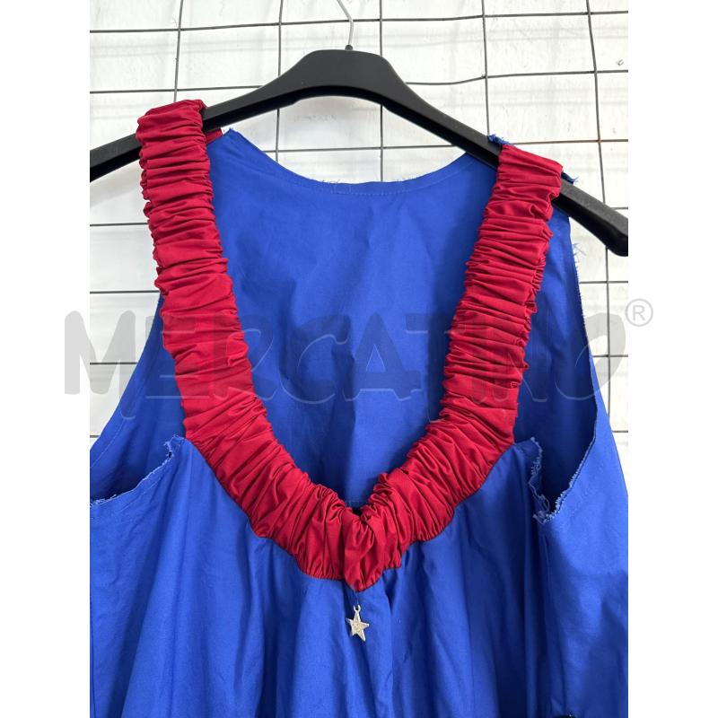 VESTITO DONNA SOUVENIR BLU ELETTRUCO E ROSSO  | Mercatino dell'Usato Corciano 3