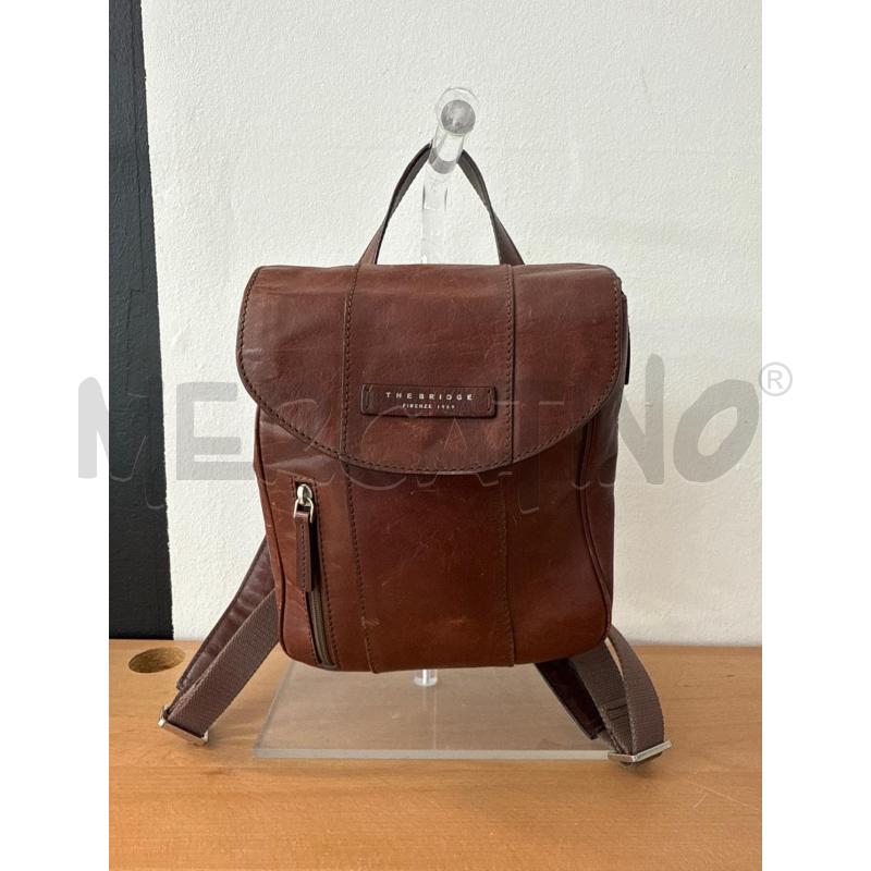 ZAINO DONNA THE BRIGE MARRONE IN PELLE  | Mercatino dell'Usato Corciano 1