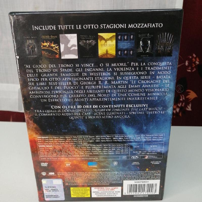 COFANETTO DVD IL TRONO DI SPADE LA SERIE COMPLETA | Mercatino dell'Usato Montemurlo 3