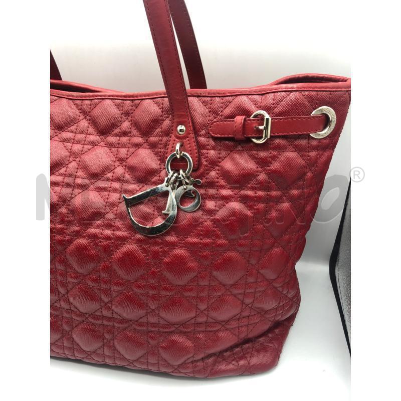 BORSA DONNA CHRISTIAN DIOR ROSSA PANAREA SHOPPING | Mercatino dell'Usato  Prato mercato nuovo