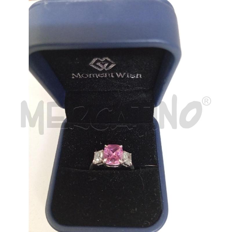 ANELLO DONNA 925 PIETRA ROSA | Mercatino dell'Usato Montemurlo 1