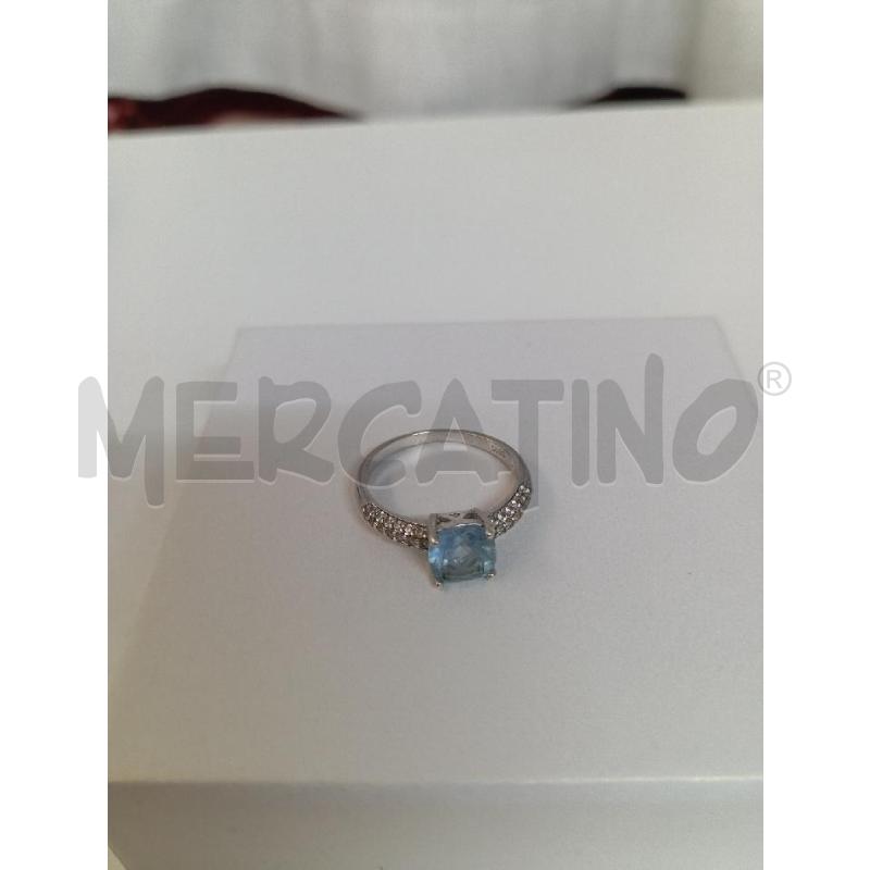 ANELLO DONNA 925 PIETRINA AZZURRA | Mercatino dell'Usato Montemurlo 1
