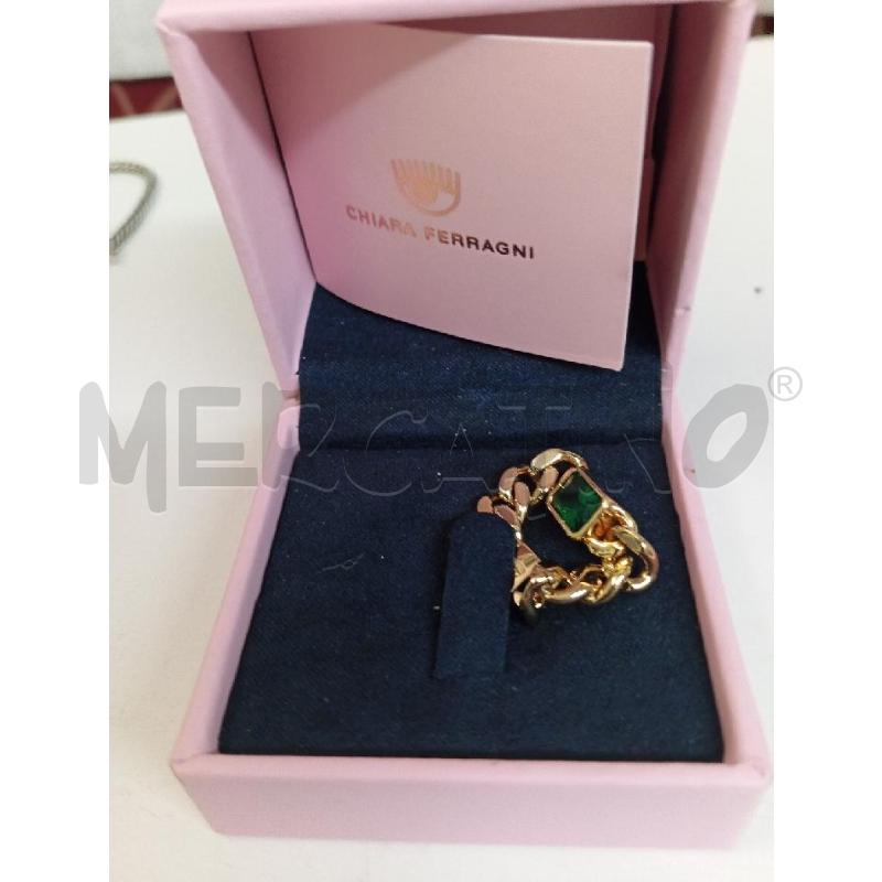 ANELLO DONNA CHIARA FERRAGNI PIETRINA VERDI | Mercatino dell'Usato Montemurlo 1