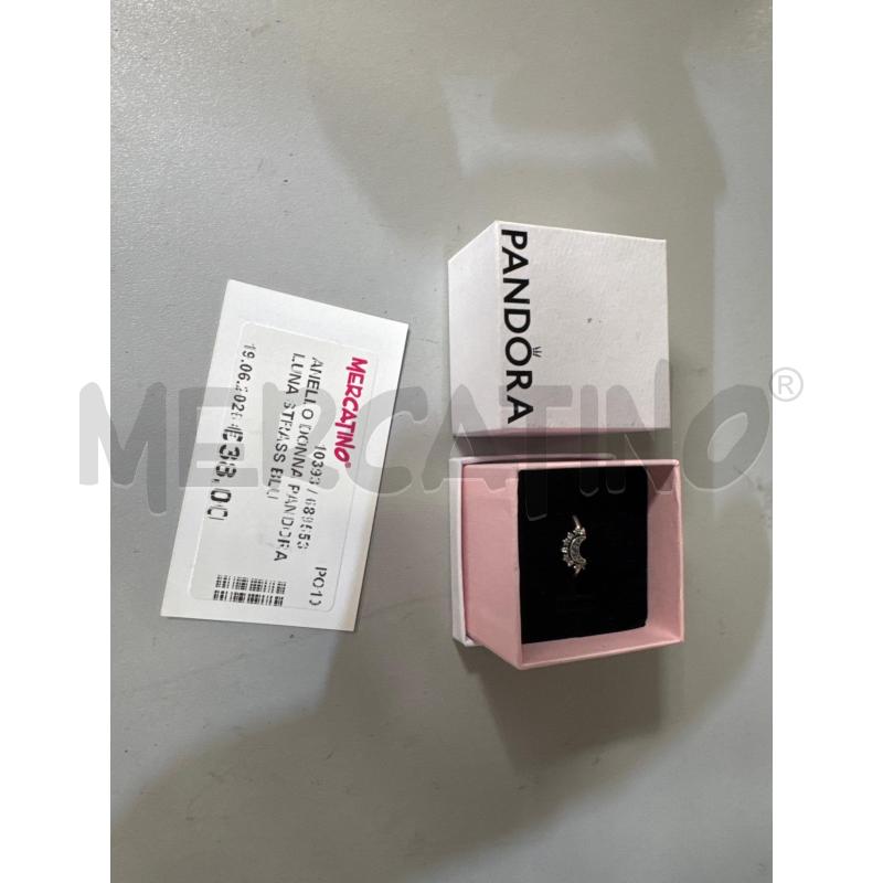 ANELLO DONNA PANDORA LUNA STRASS BLU | Mercatino dell'Usato Montemurlo 1