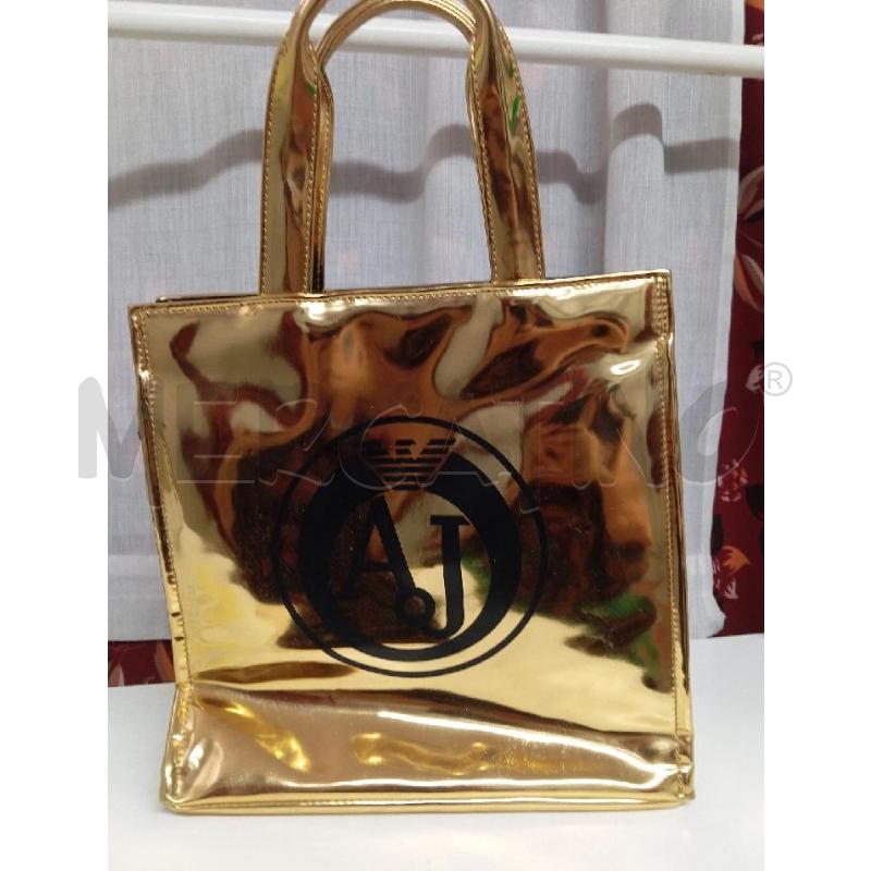 BORSA DONNA ARMANI JEANS DORATA | Mercatino dell'Usato Montemurlo 1