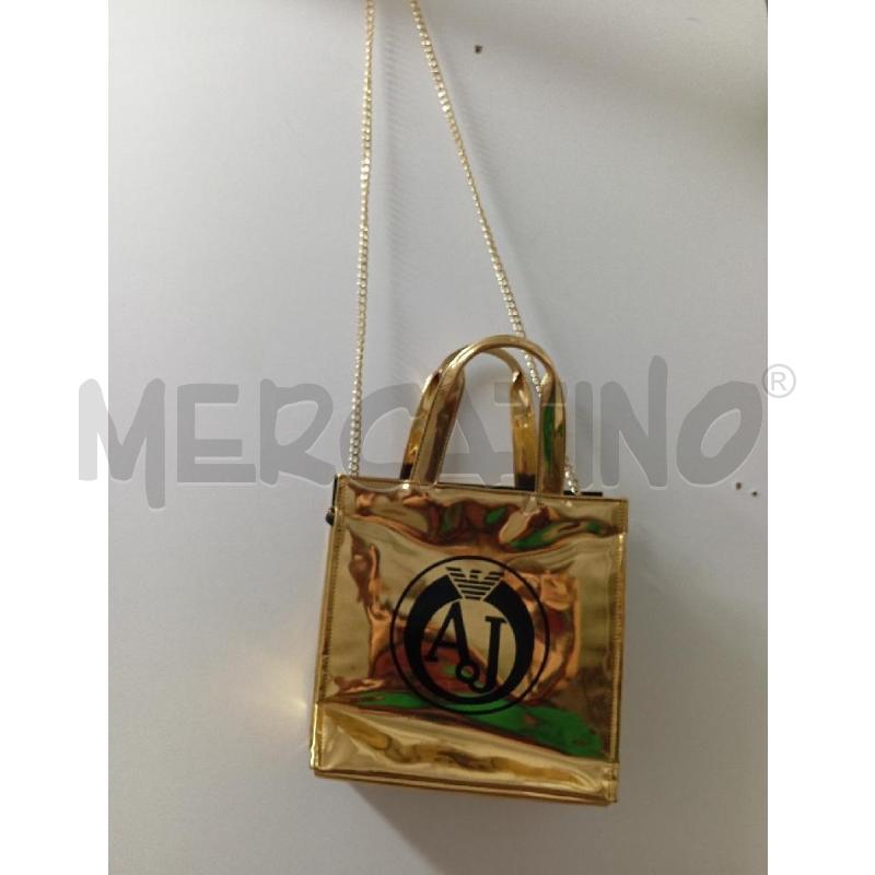 BORSA DONNA ARMANI JEANS DORATA | Mercatino dell'Usato Montemurlo 2
