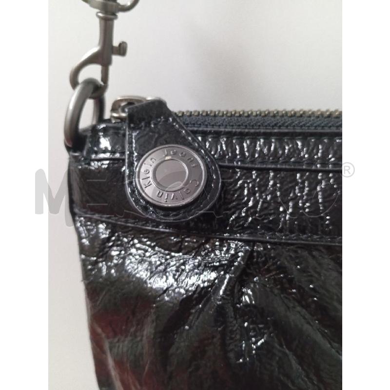 BORSA DONNA CALVINKLEIN NERO LUCIDO | Mercatino dell'Usato Montemurlo 4