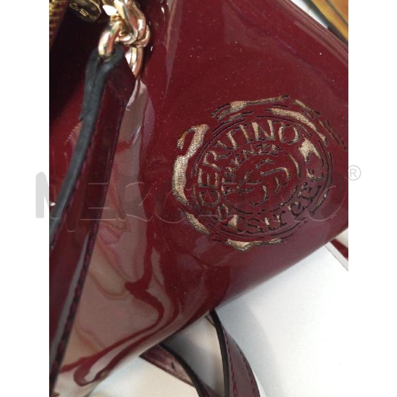 BORSA DONNA ERMANNO SCERVINO BORDEAUX LUCIDA NUOVA | Mercatino dell'Usato Montemurlo 2
