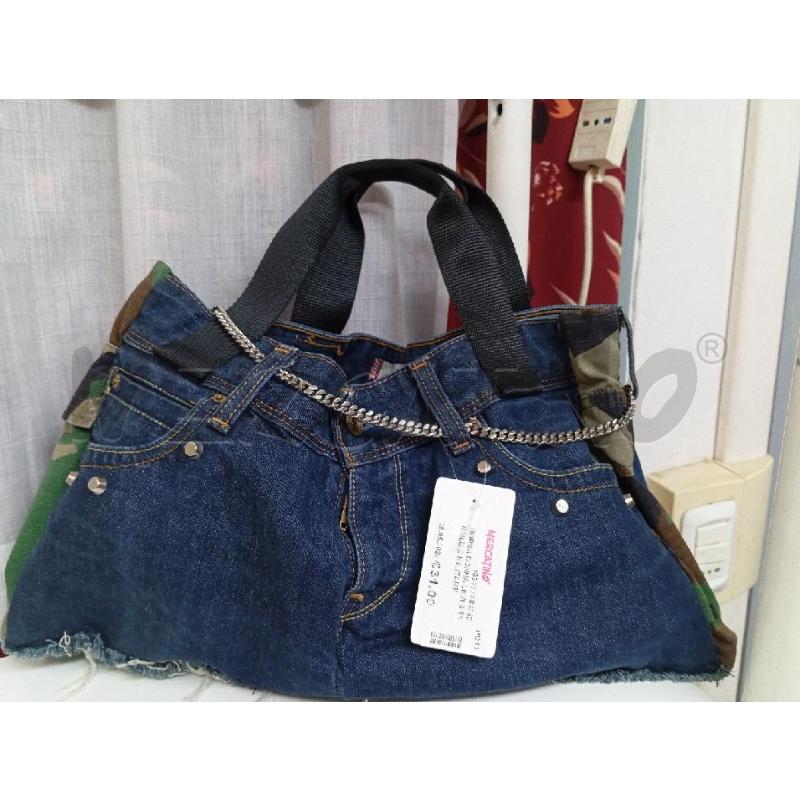 BORSA DONNA LEVI'S 510 BLU E MILITARE | Mercatino dell'Usato Montemurlo 1