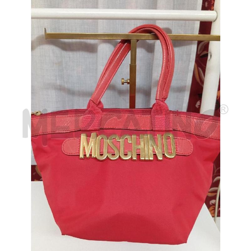 BORSA DONNA MOSCHINO ROSSA | Mercatino dell'Usato Montemurlo 1