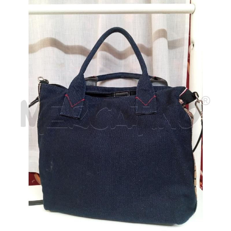 BORSA DONNA PINKO BAG BLU TELA | Mercatino dell'Usato Montemurlo 1