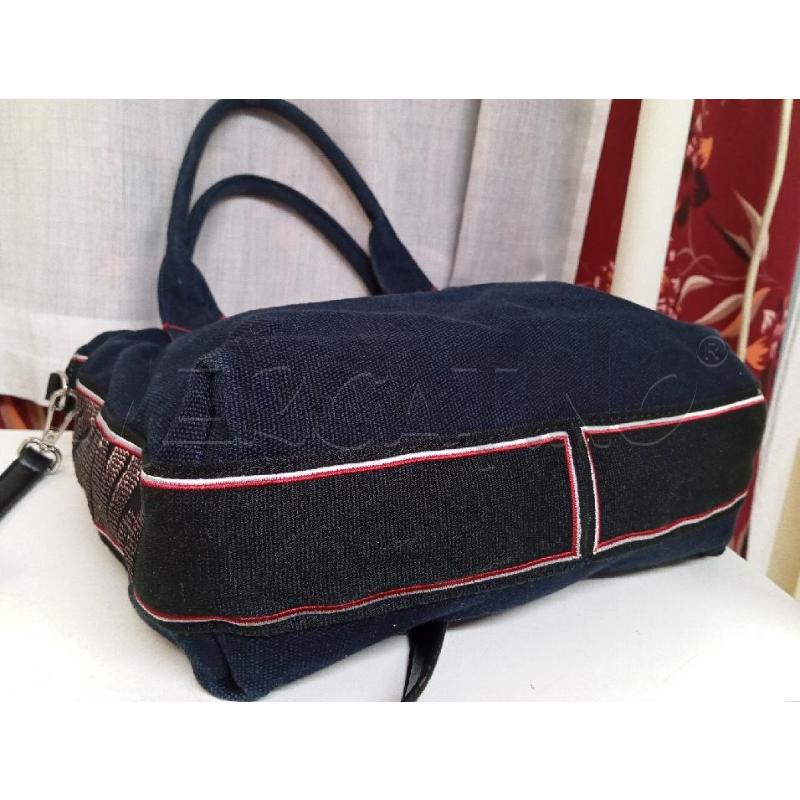 BORSA DONNA PINKO BAG BLU TELA | Mercatino dell'Usato Montemurlo 3