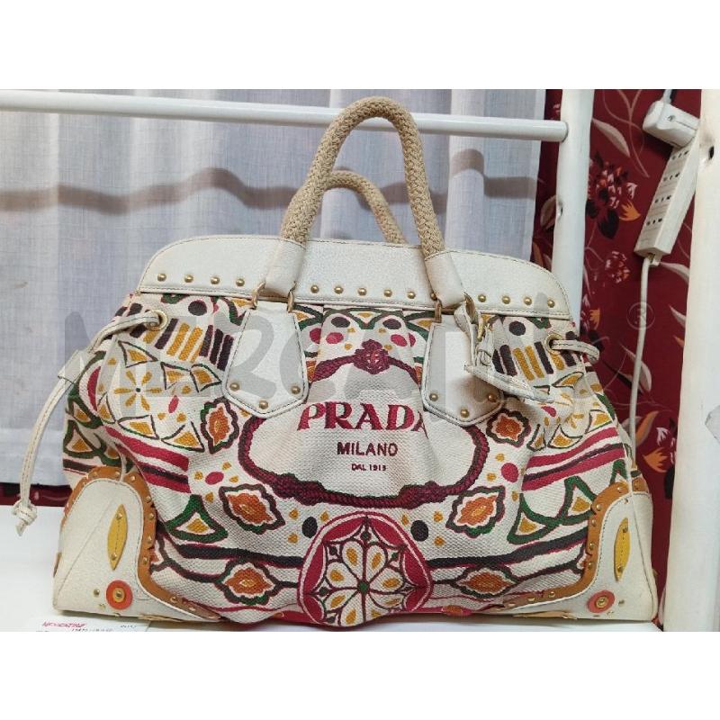 BORSA DONNA PRADA MILANO TELA | Mercatino dell'Usato Montemurlo 1