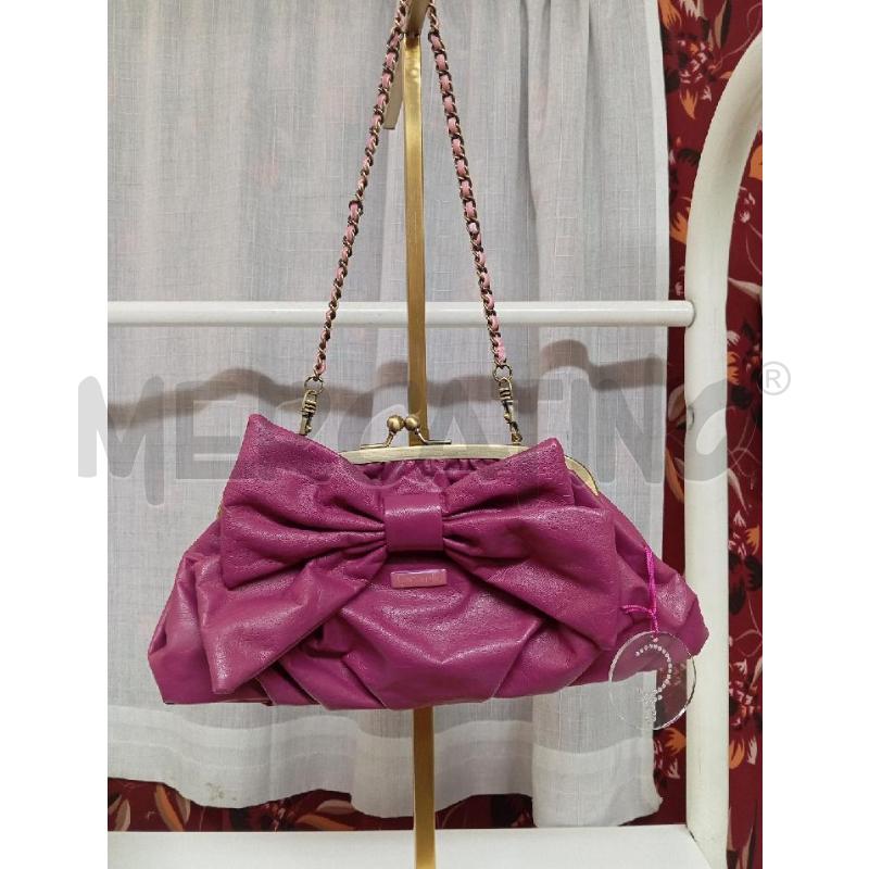 BORSETTA DONNA CAMOMILLA VIOLA FIOCCO | Mercatino dell'Usato Montemurlo 1