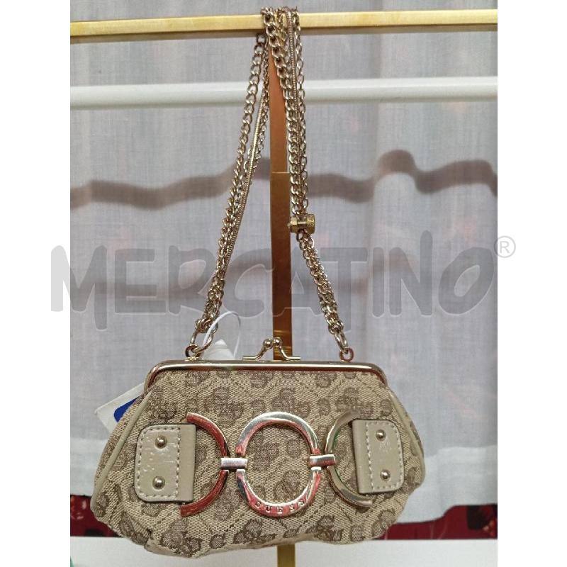 BORSETTA DONNA GUESS BEIGE | Mercatino dell'Usato Montemurlo 1