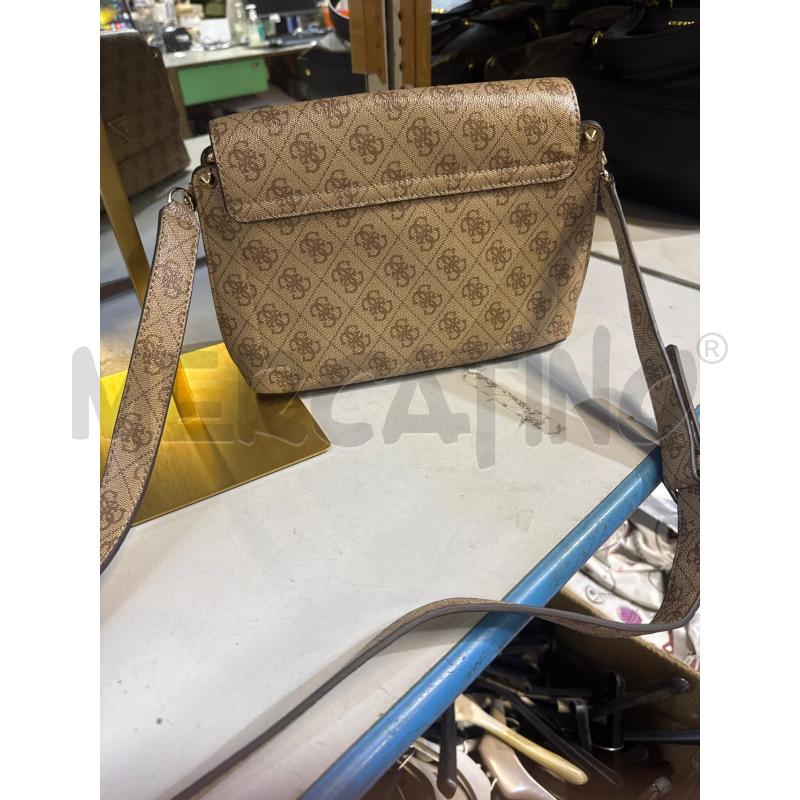BORSETTA DONNA GUESS MARRONCINA | Mercatino dell'Usato Montemurlo 2