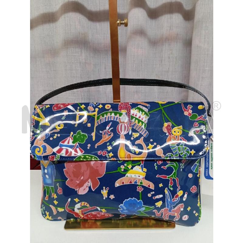 BORSETTA DONNA PIERO GUIDI MAGIC CIRCUS BLU  | Mercatino dell'Usato Montemurlo 1