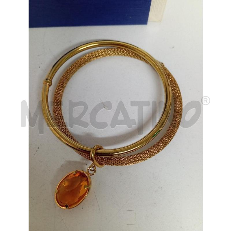 BRACCIALE MORELLATO DORATO CON AMBRA | Mercatino dell'Usato Montemurlo 2