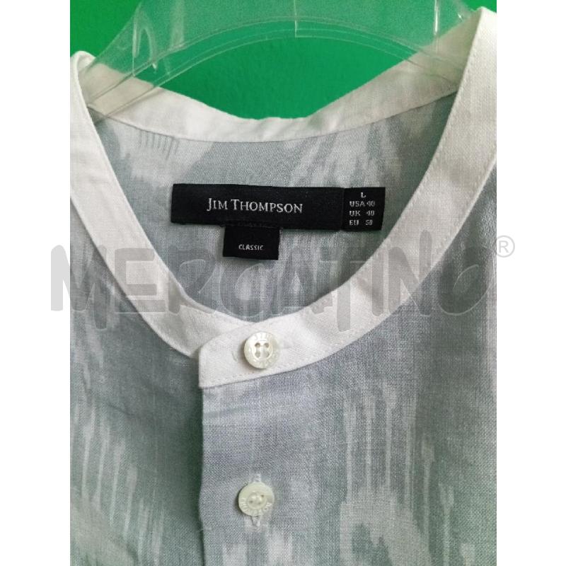 CAMICIA UOMO JIM THOMPSON GRIGIO BIANCO  | Mercatino dell'Usato Montemurlo 2